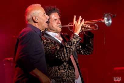 Portrait de Michel Fugain et Michel Feugere en concert aux Musicales de Noirmoutier