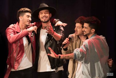 Arcadian et Mickael Dos Santos pour l'anniversaire de Michel Fugain