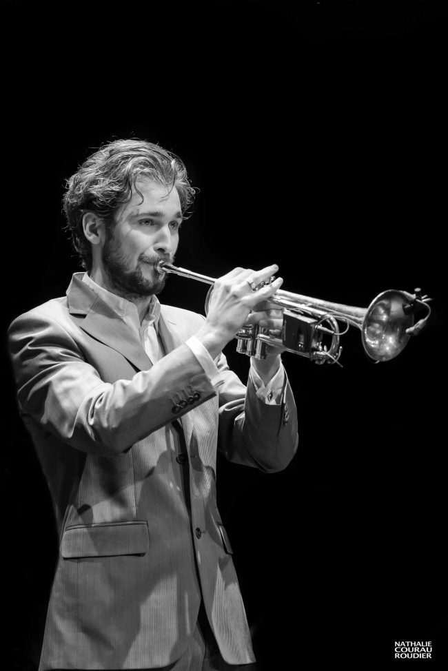 Portrait de Jérémie Bernard, trompettiste du Pee Bee