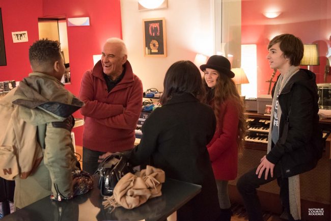 Michel Fugain et les Kids United aux Studios de la Seine