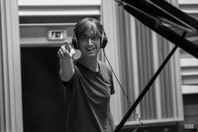 Olivier Calmel en studio