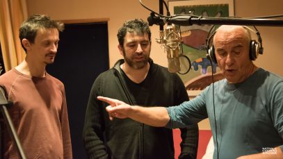 Michel Fugain et Pluribus en studio