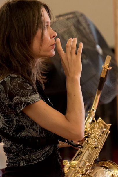 Chut ! Céline Bonacina en studio