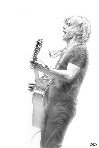 Portrait de Jean-Louis Aubert comme un dessin