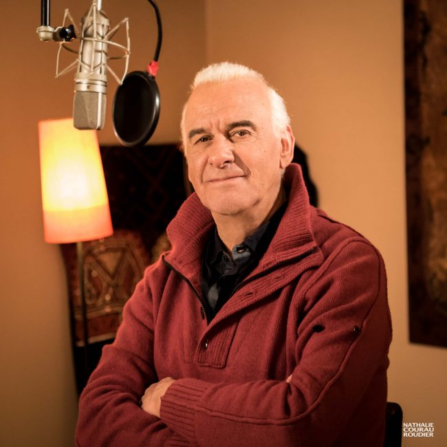 Portrait de Michel Fugain aux Studios de la Seine