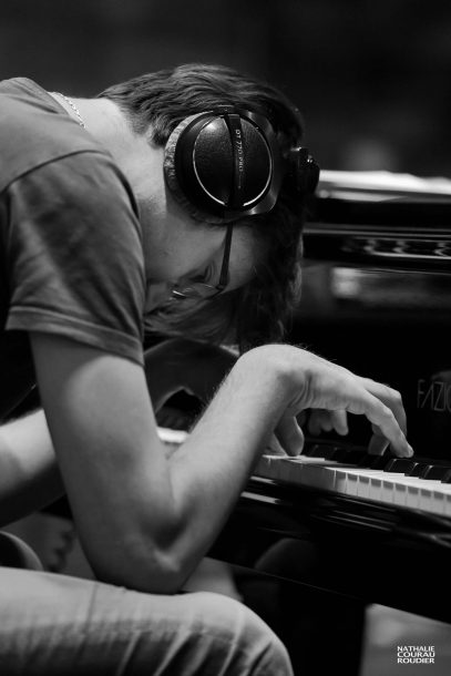 Olivier Calmel en studio