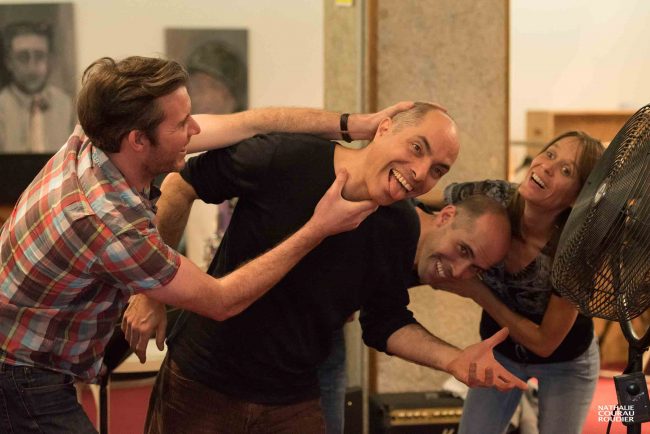 Céline Bonacina Crystal Quartet en répétition