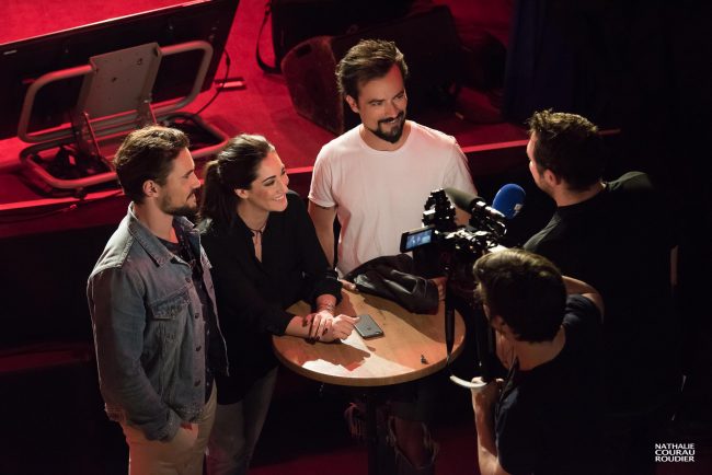 Victoria, Olivier Dion et Damien Sargue en itw pour BFM TV