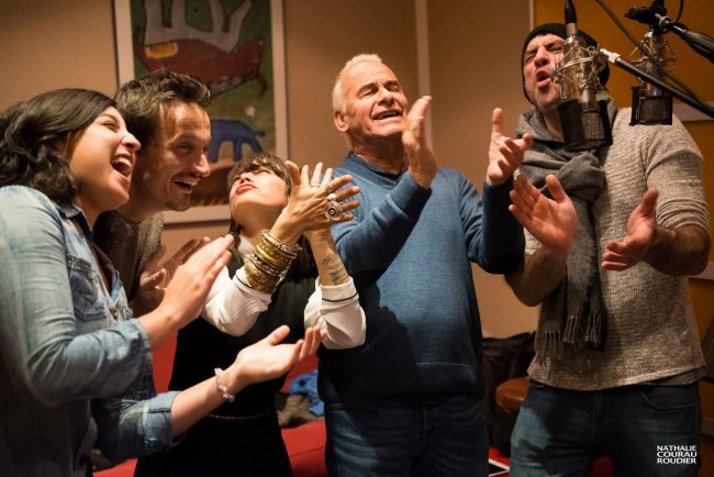 Fugain et Pluribus en studio