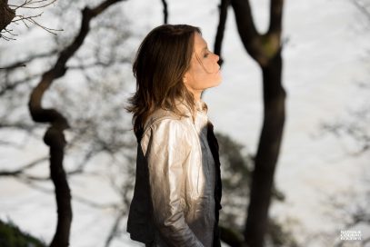 Céline Bonacina : photo originale de la pochette du disque Crystal Rain