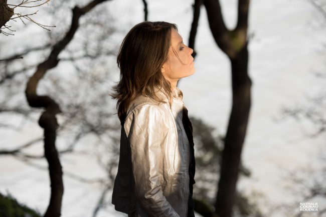 Céline Bonacina : photo originale de la pochette du disque Crystal Rain