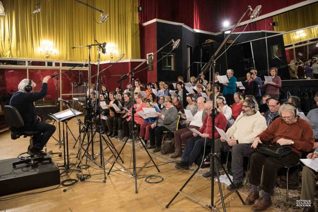 Le Choeur Vittoria d'Ile de France enregistre le nouvel hymne du Puy du Fou