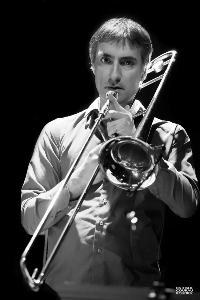 Vincent Renaudineau, trombone du Pee Bee