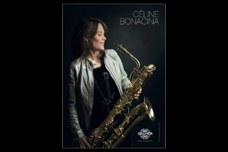 Du shooting à l’affiche : Céline Bonacina pour Selmer