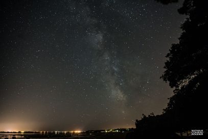 Plage des Sableaux sous la Voie Lactée, Noirmoutier
