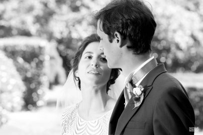 Réception de mariage : portrait des mariés - photographe Nathalie Courau Roudier