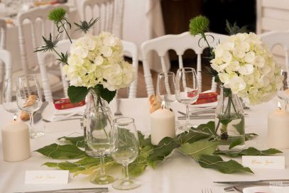 Décoration de tables de mariage - photographe Nathalie Courau Roudier