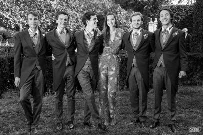 Témoins avec le marié - photographe Nathalie Courau Roudier