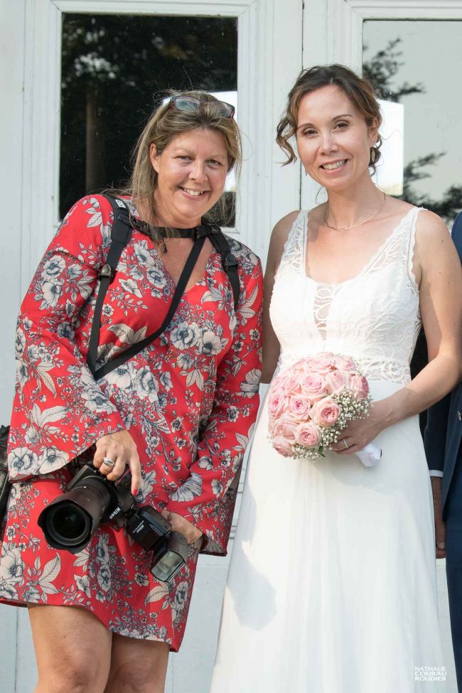 Une mariée et sa photographe - photographe Nathalie Courau Roudier