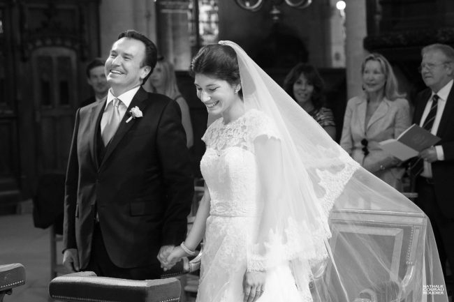 Sortie de la messe de mariage à Saint-Germain l'Auxerrois - photographe Nathalie Courau Roudier