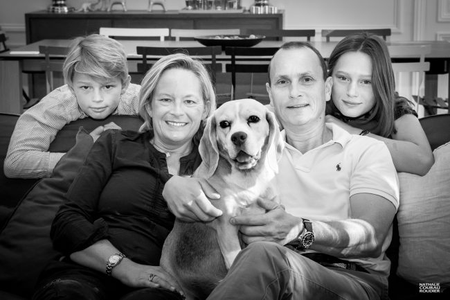 Photo de famille à Paris