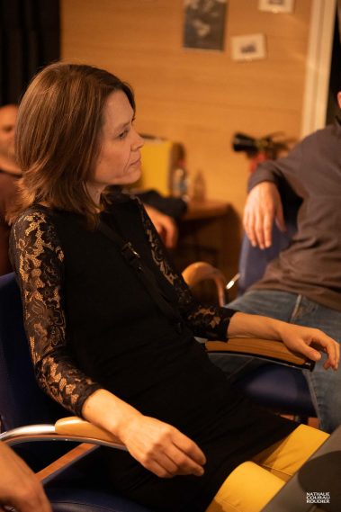 Portrait de Céline Bonacina aux studios l'Alhambra, Rochefort sur Mer, Cristal Records