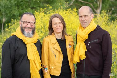 Céline Bonacina Fly Fly portrait du trio avec Jean-Luc Di Fraya et Chris Jennings