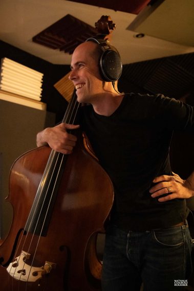 Portrait de Chris Jennings aux studios l'Alhambra, Rochefort sur Mer, Cristal Records