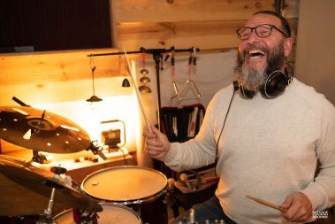 Portrait de Jean-Luc Di Fraya aux studios l'Alhambra, Rochefort sur Mer, Cristal Records