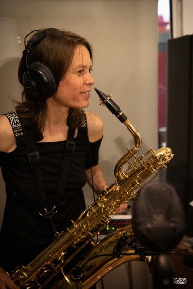 Portrait de Céline Bonacina aux studios l'Alhambra, Rochefort sur Mer, Cristal Records