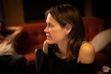 Portrait de Céline Bonacina aux studios l'Alhambra, Rochefort sur Mer, Cristal Records