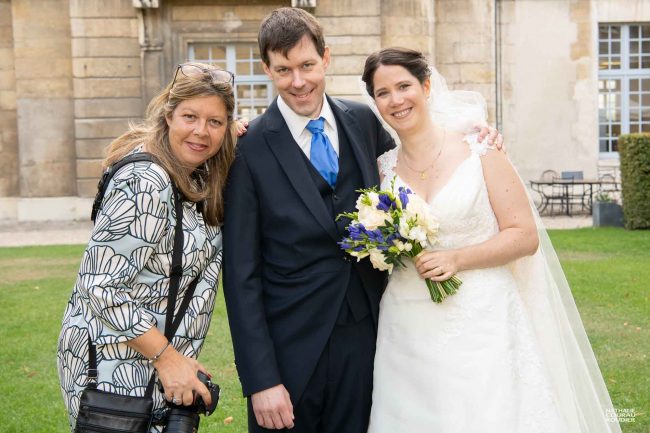 Mariage au Cercle National des Armées - Cercle Militaire Paris -Les mariés et leur photographe - photographe Nathalie Courau Roudier