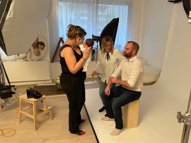 Photos de naissance en studio Neuilly-sur-Seine