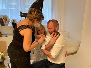 Photos de naissance en studio Neuilly-sur-Seine