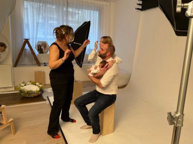 Photos de naissance en studio Neuilly-sur-Seine